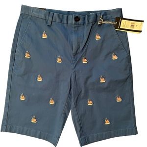 NWT Vineyard Vines Boys Breaker Shorts Tide Blue Sz 18